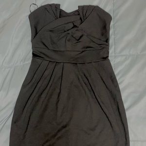 Black cocktail mini dress
